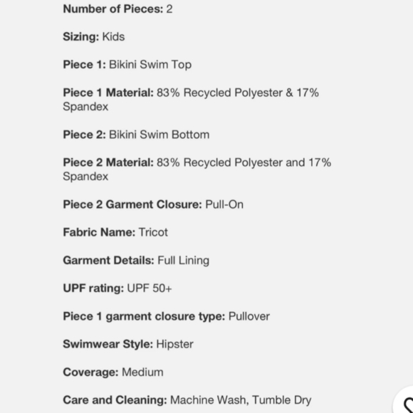 Cat & Jack Tan and Black Leopard Bikini - Picture 8 of 8